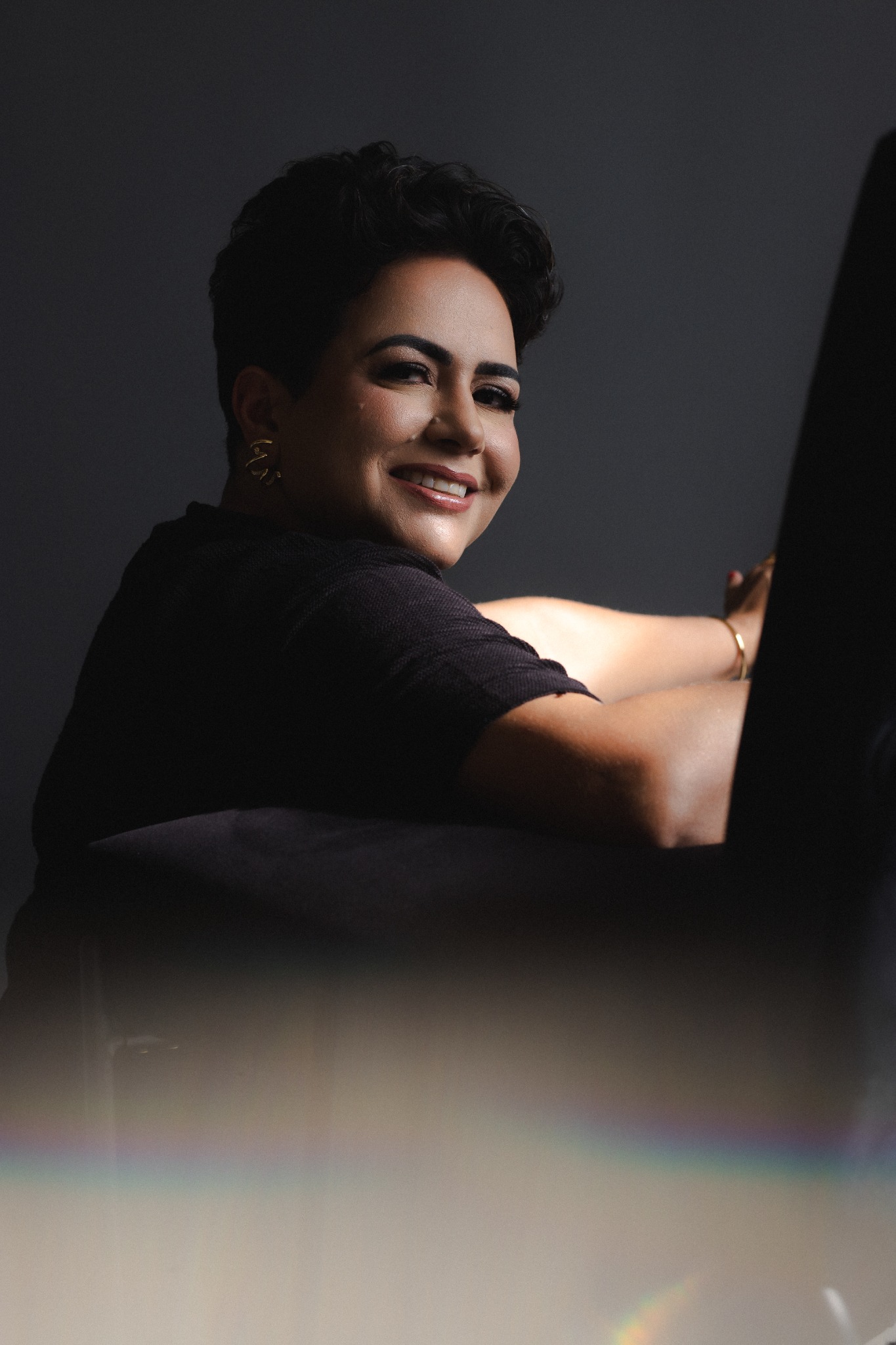 Retrato de Amábili Alves, fundadora da Escola Oceano